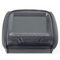 Подголовник с монитором KLYDE Ultra 717 Black (чёрный)