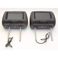 Комплект підголівників з монітором KLYDE Ultra 7725HD black (чорний)