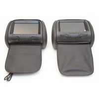 Комплект підголівників з монітором KLYDE Ultra 7727HD black (чорний)