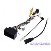 Комплект дротів для магнітол 16PIN CraftAudio CB-477 JEEP, Dodge Wrangler (JL) (17+), Challenger III (08-20) УЦІНКА