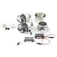 Линзы биксеноновые Infolight G5 (тип 2) с ангельскими глазами (2шт)