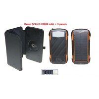 УМБ PowerBank Квант SC26/3 20000 mAh + 3 panels
