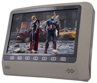 Накладка на підголівник з монітором nTray 950hdb пара (сірі)