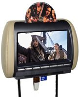 Підголівники з монітором та DVD-програвачем nTray 850hde (бежевий) комплект 2 шт