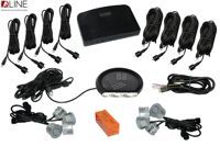 Парктронік Qline ParkSense Style 8 сірий