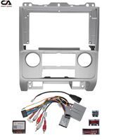 Рамка перехідна CraftAudio FO-013N FORD ESCAPE 2007-2012 Silver + проводка 9"