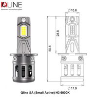 Лампы светодиодные Qline SA (Small Active) H3 6000K УЦЕНКА