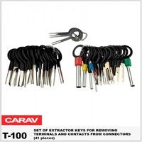Набор инструментов (41 шт.) для извлечения пинов Carav T-100
