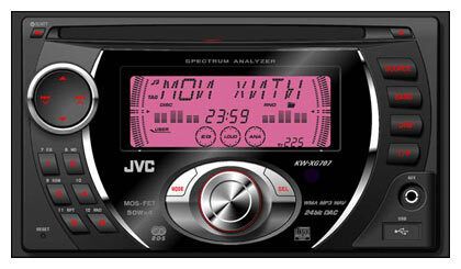 2-DIN CD/MP3-ресивер JVC KW-XG707