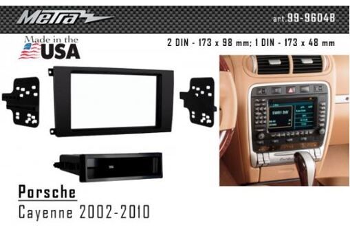 Рамка перехідна Metra 99-9604B Porsche Cayenne