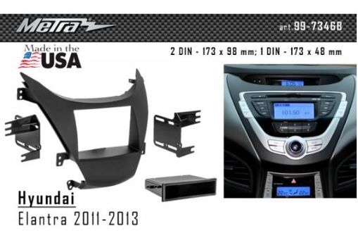 Рамка переходная Metra 99-7346B Hyundai Elantra