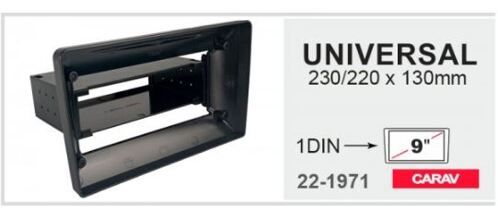 Рамка переходная Carav 22-1971 с 1DIN на 9&quot; универсальная