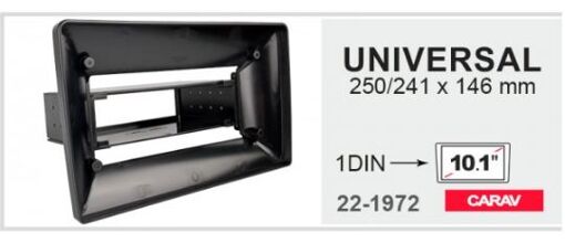 Рамка переходная Carav 22-1972 с 1DIN на 10.1&quot; универсальная