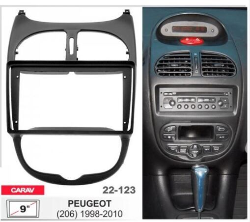 Рамка переходная Carav 22-123 Peugeot 206