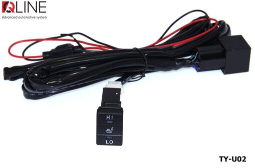 Кнопка подогрева сидений QLine Fiber TY-U02