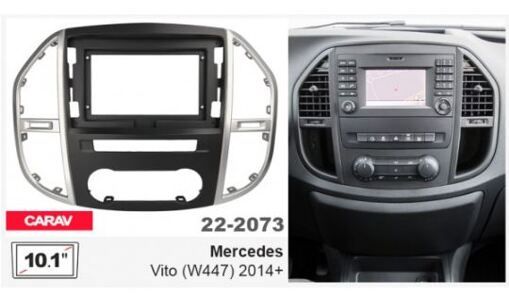 Рамка переходная Carav 22-2073 Mercedes Vito (W447)