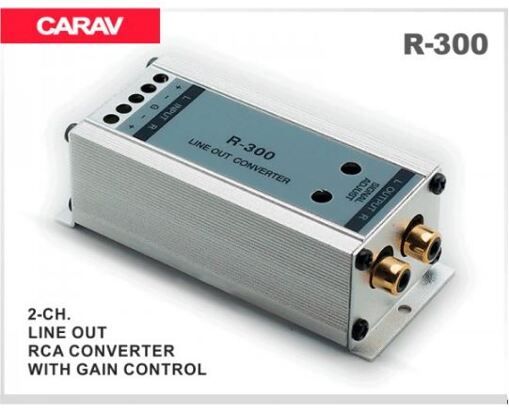 Конвертор уровня сигнала Carav R-300 (2 канала, регулировка)