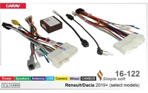 Переходник для магнитол 9&quot;, 10.1&quot; Carav 16-122 Renault, Dacia
