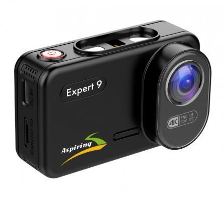 Відеореєстратор Aspiring Expert 9 Speedcam, WI-FI, GPS, 2K, 2 cameras