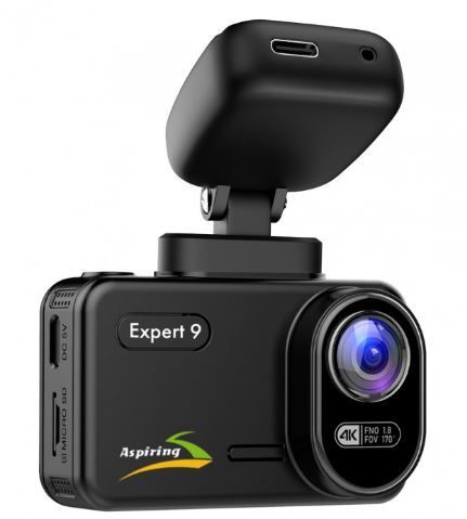 Відеореєстратор Aspiring Expert 9 Speedcam, WI-FI, GPS, 2K, 2 cameras