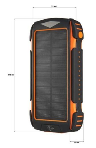 УМБ PowerBank з сонячною панеллю КВАНТ WSC27 20000mAh