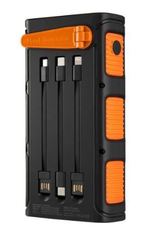 УМБ PowerBank з сонячною панеллю КВАНТ WSC37 30000mAh