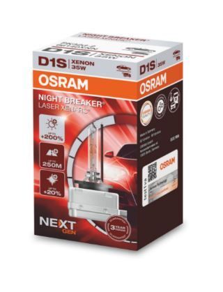 Лампа ксенонова Osram D1S 66140XNN Night Breaker Laser +200%