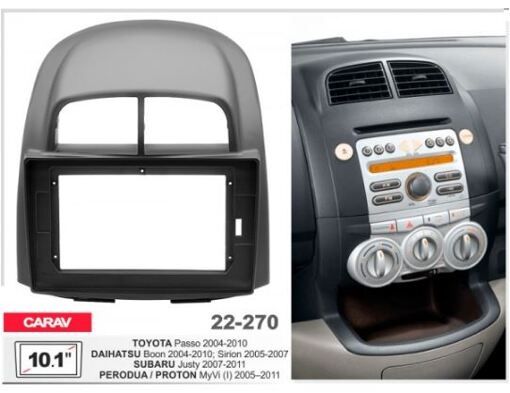 Рамка перехідна Carav 22-270 Daihatsu Sirion, Subaru Justy