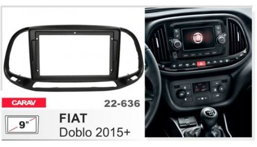 Рамка переходная Carav 22-636 FIAT Doblo