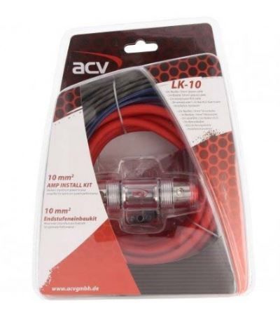 Набор для монтажа автомобильного усилителя 10 мм² ACV LK-10