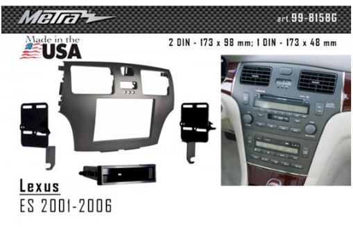Рамка перехідна Metra 99-8158G Lexus ES