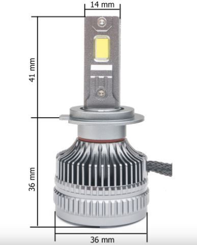 Светодиодные лампы Prime-X MAX Pro H7 5000К (2 шт.)