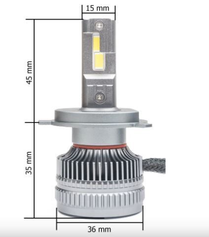 Светодиодные лампы Prime-X MAX Pro H4 5000К (2 шт.)
