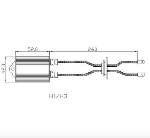 Обманки Led Prime-X CD H1/H3 цифрові (2 шт.)