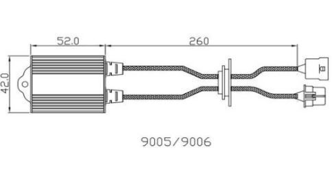 Обманки Led Prime-X CD 9005/9006/9012 цифрові (2 шт.)