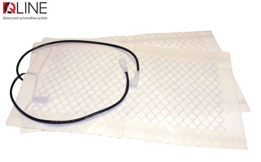 Мат для подогрева сидений QLine Fiber UNI 1 шт.  УЦЕНКА