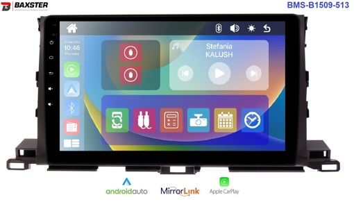 Штатна магнітола Baxster ВМS-B1510-513 TOYOTA Highlander 13-19