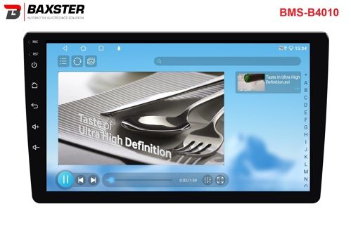 Мультимедийный центр Baxster BMS-B4010 Android 13 QLED 4+32Gb 10&quot;