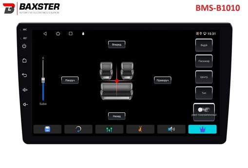 Мультимедийный центр Baxster BMS-B1010 Android 10 IPS 2+32Gb 10"