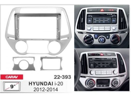 Рамка переходная Carav 22-393 Hyundai i20