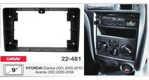 Рамка переходная Carav 22-481 Hyundai Elantra, Avante
