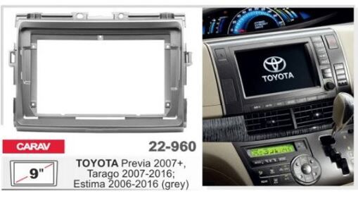 Рамка переходная Carav 22-960 Toyota Previa, Estima, Tarago