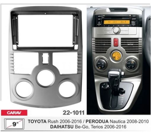 Рамка переходная Carav 22-1011 Daihatsu Terios, Toyota Rush