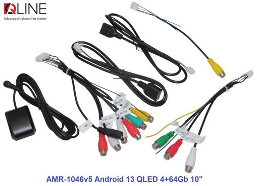 Мультимедийный центр Qline AMR-1046v5 Android 13 QLED 4+64Gb 10&quot;