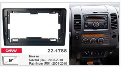 Рамка перехідна Carav 22-1788 Nissan Navara, Pathfinder