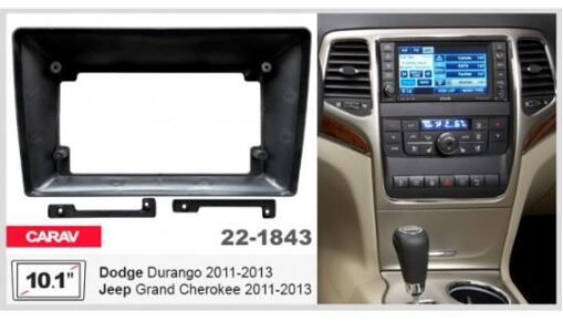Рамка перехідна Carav 22-1843 Dodge Durango, JEEP Grand Cherokee