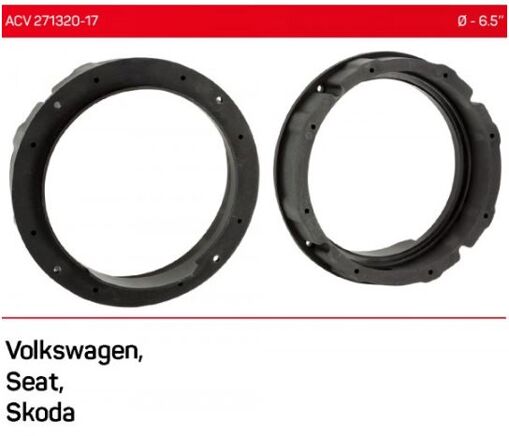 Проставки під динаміки ACV 271320-17 для автомобілів Skoda, Seat, Volkswagen