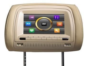 Підголівники з монітором та DVD-програвачем Klyde KL 4700 touch screen (бежевий)
