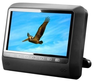 Накладка на підголівник з монітором та DVD-програвачем Klayde KL 980 (чорний) пара