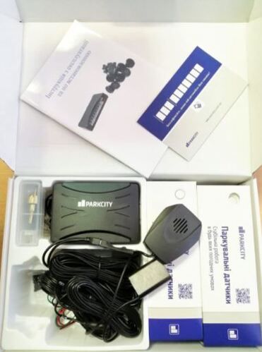 Парктронік ParkCity Lviv 619/4M чорний матовий